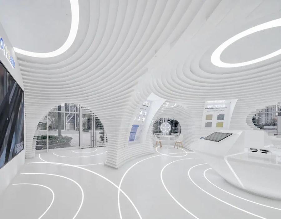 企業(yè)展廳設(shè)計(jì)主題風(fēng)格-蘇州好奇數(shù)字科技