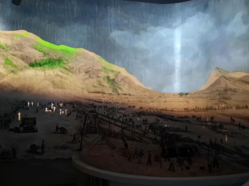 3Dmapping墻面靜態場景畫面投影