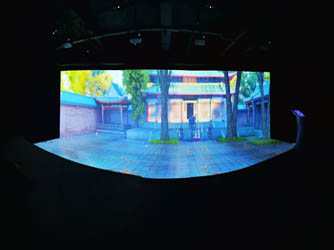 折幕投影-好奇數字科技