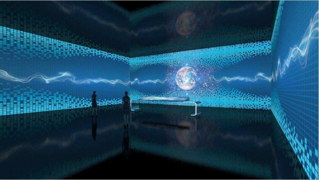 折幕投影-好奇數字科技